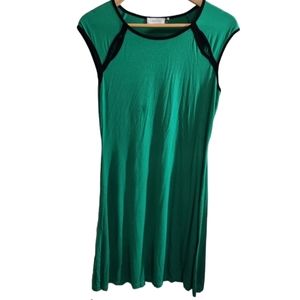 Calvin Klein Short Sleeve Green Dress